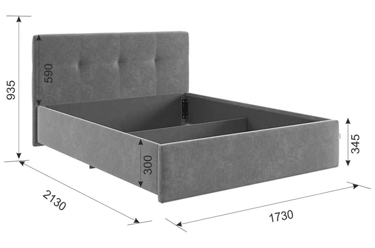 ВЕСТА Кровать с основанием 1600 | фото 2