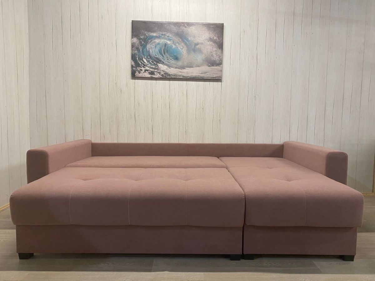 Диван угловой Комфорт-3 (НПБ) велюр Luma 16 | фото 3