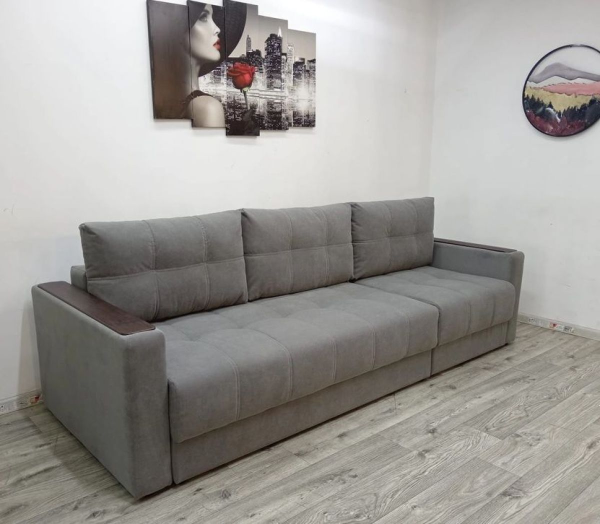 Диван Лофт-2 с выдвижной оттоманкой (НПБ) | фото 3