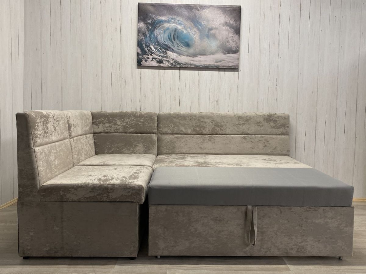 Кухонный уголок Уют-ЛЮКС со спальным местом (ППУ) велюр Candy 4 | фото 2