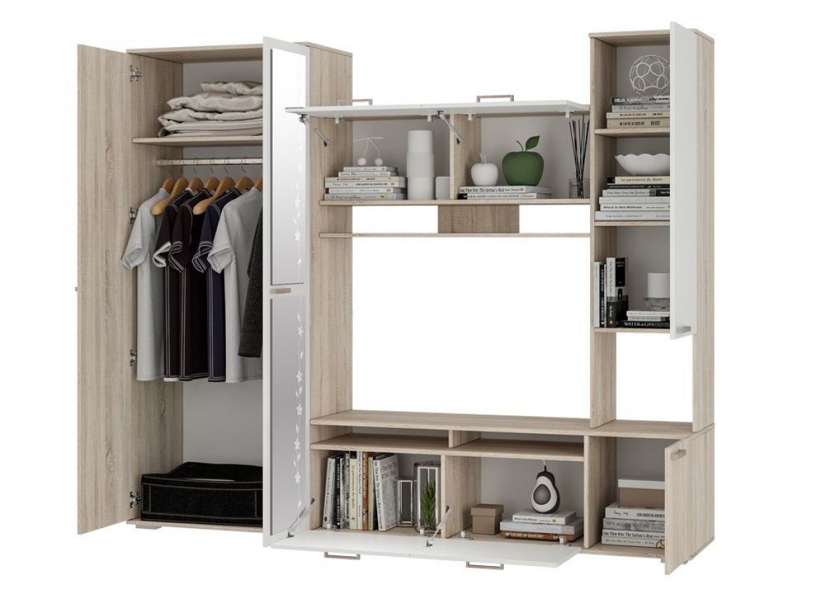 Гостиная Лукас (Сонома/Белый) | фото 3