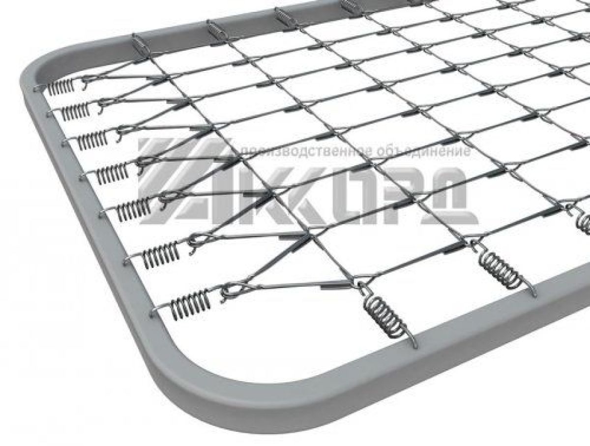 Кровать 2-х ярусная Строитель К701.2.К + Лестница приставная (900*1900) Рама закругленная 40*25, кв звено | фото 2