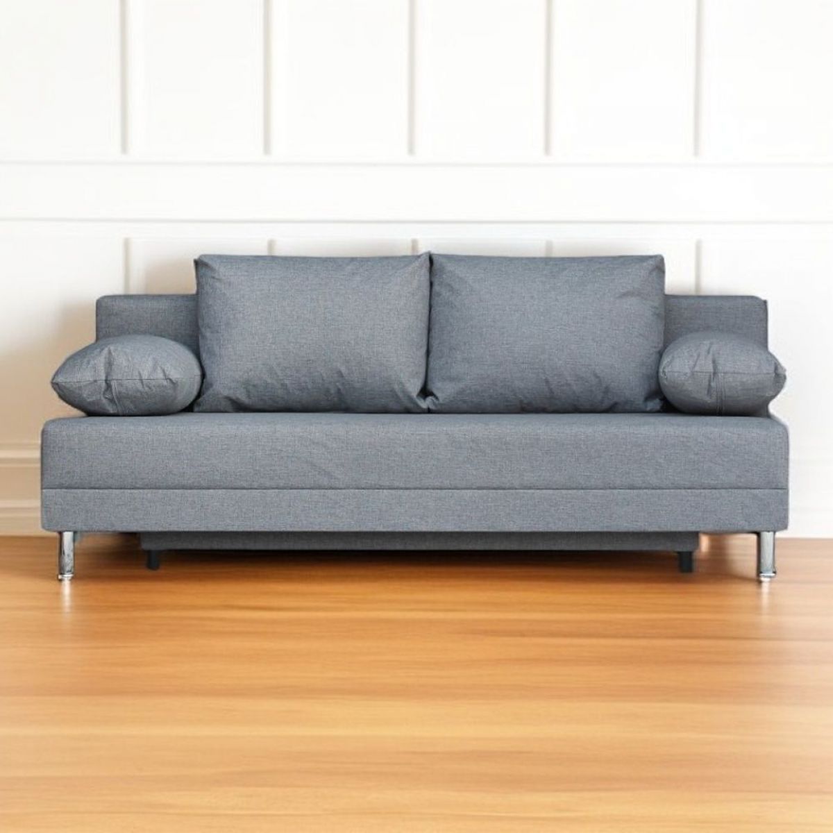 Диван-кровать Комфорт без подлокотников (4 подушки) BALTIC GREY | фото 2