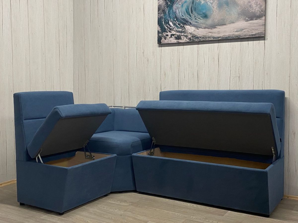 Кухонный уголок УЮТ низкий сектор (ППУ) велюр Modus 18 | фото 2