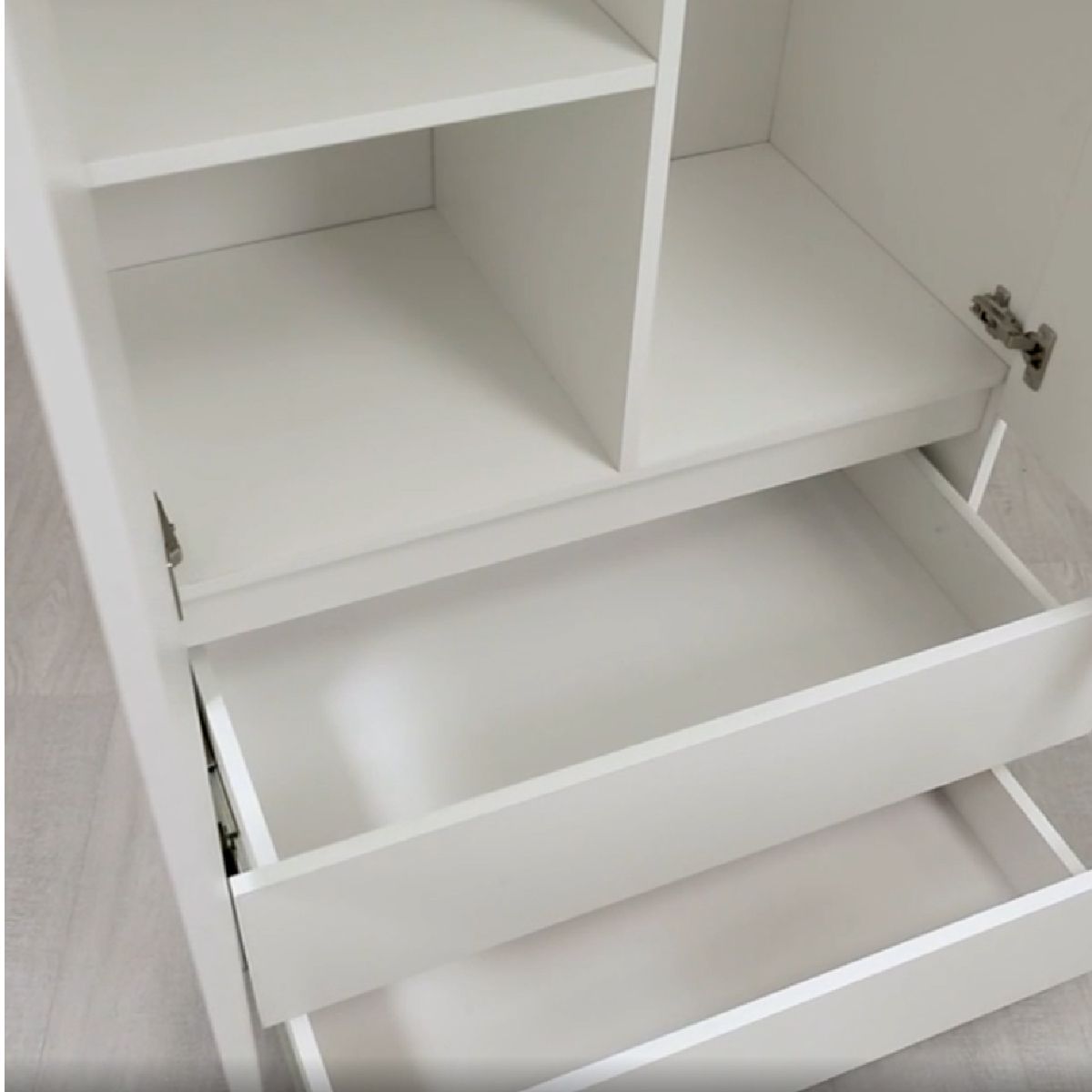 Шкаф 2-х створчатый Симпл ШК-03 (белый) | фото 6