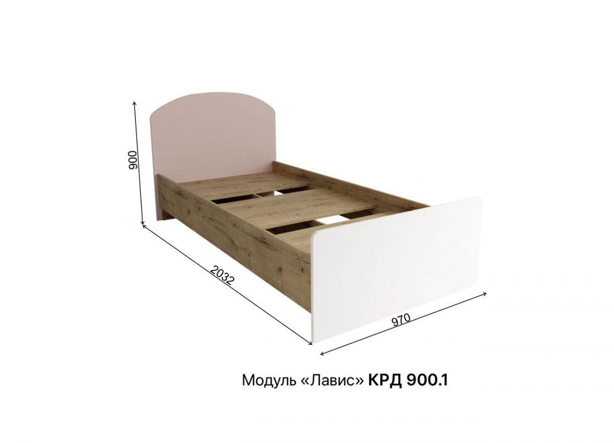 ЛАВИС Детская (модульная) белый/серый эмалит/ручка черная | фото 5