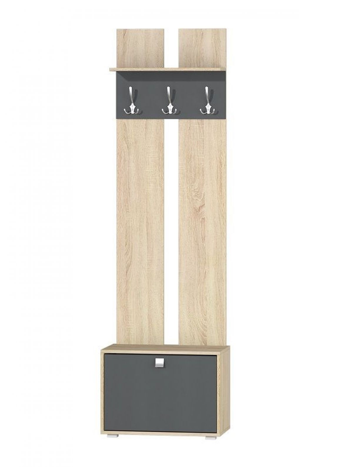 Прихожая Монако-2 (Дуб Сонома/Графит) | фото 3