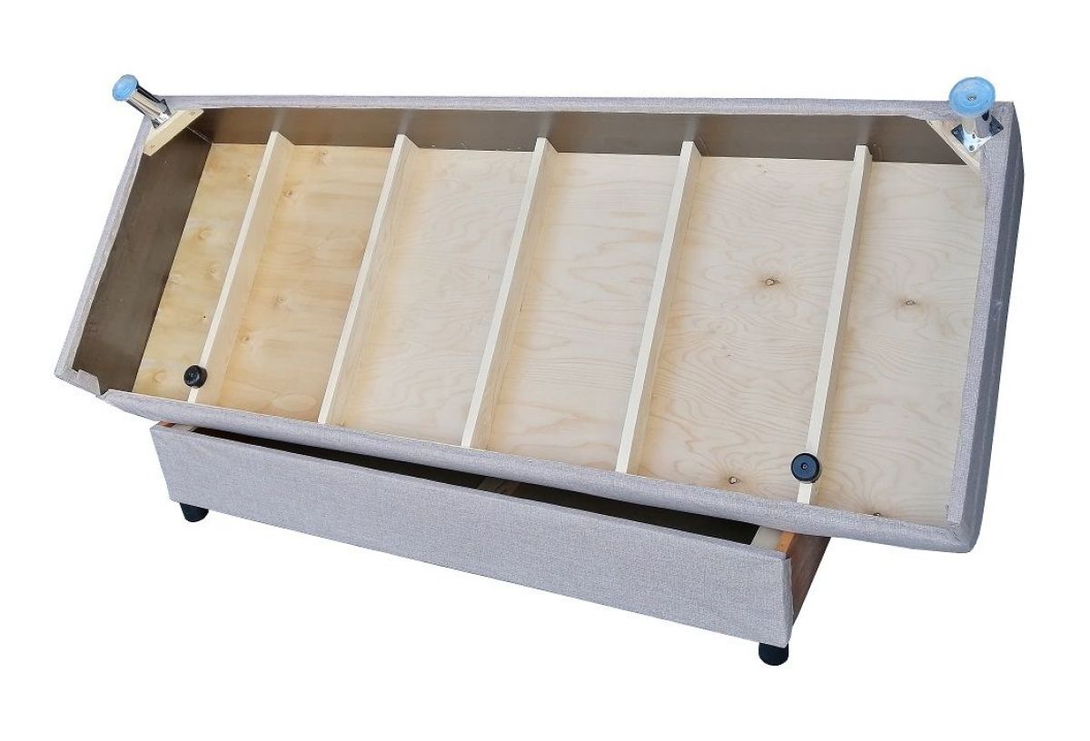 Диван-кровать Комфорт ЛАЙТ без подлокотников (2 подушки) Синий | фото 7