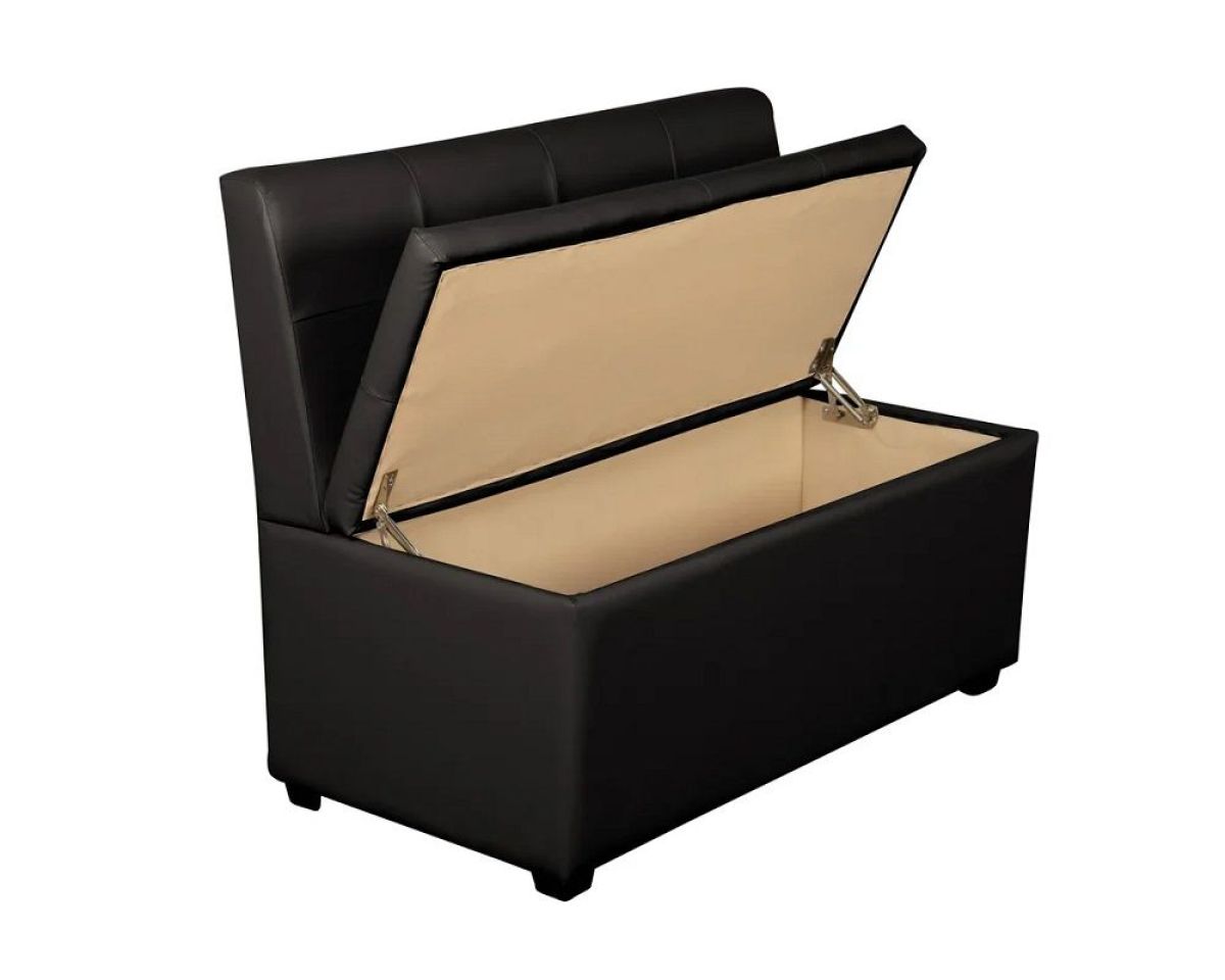 Кухонный диван Уют-1.4 (1400) Черный | фото 2