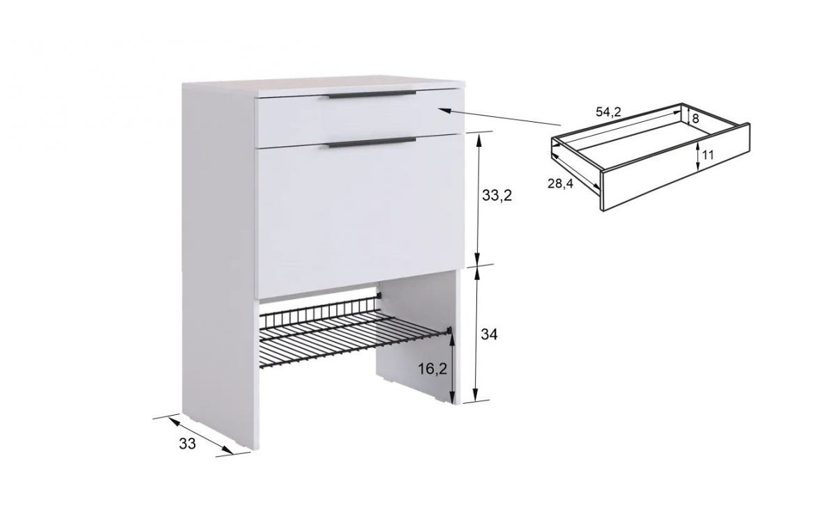 БАСКО Прихожая К8 (графит) | фото 8