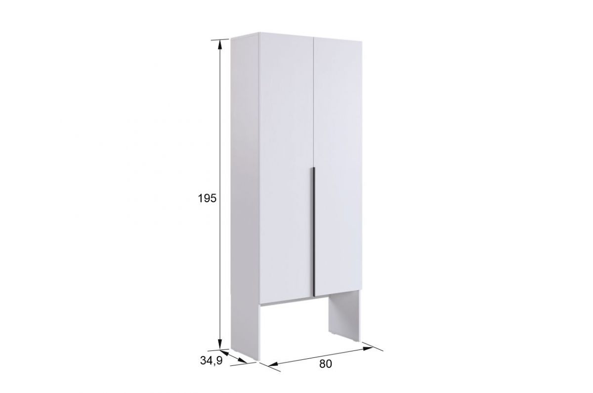 БАСКО Прихожая (модульная) белое дерево | фото 5