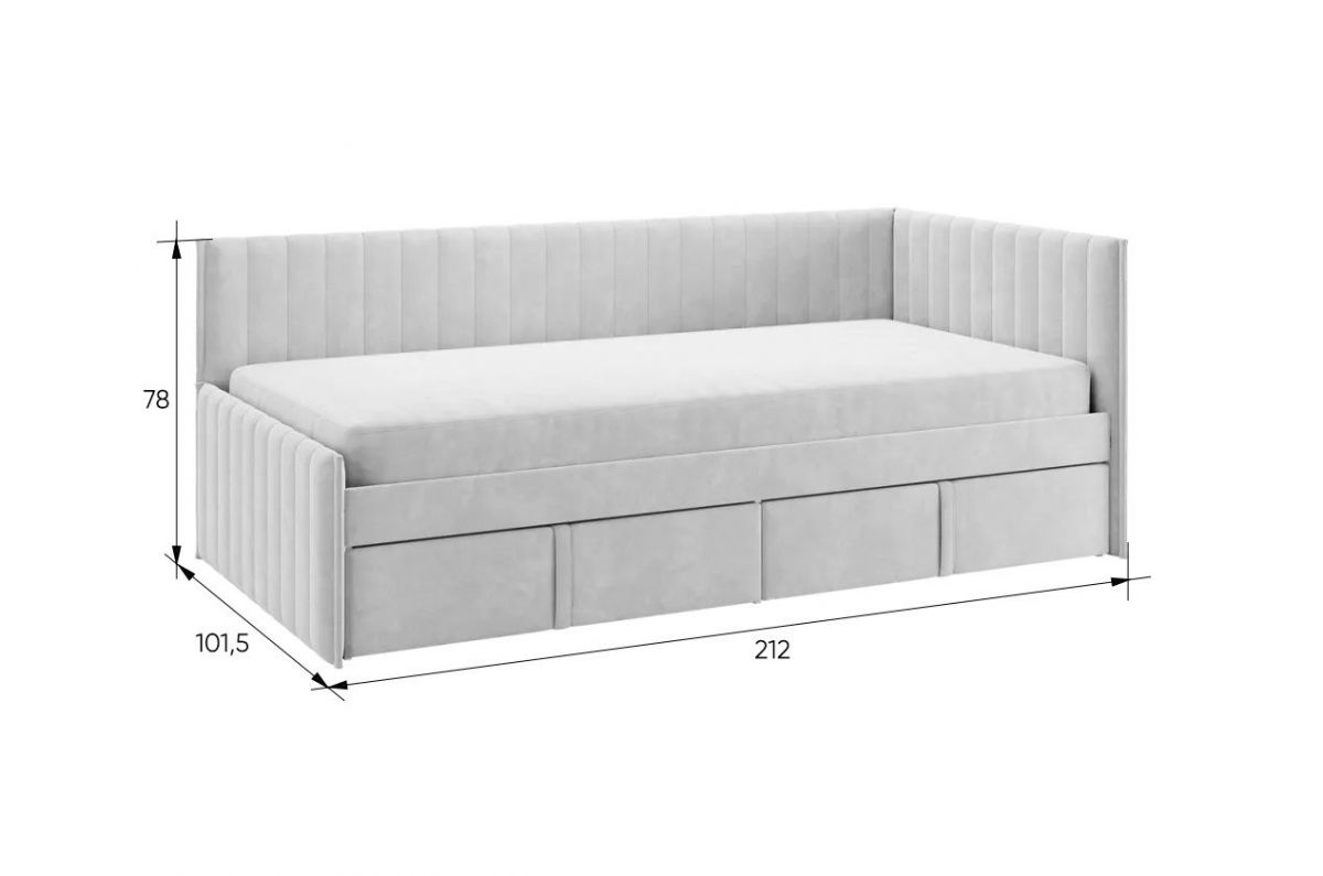 ТВИКС Кровать (тахта) с ящиками 900 | фото 2