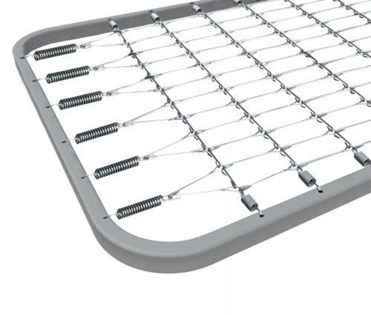 Кровать П-образная двойная К641.2.К (700*1900) труба d.38/32, Рама закругленная 40*25, кв звено | фото 2