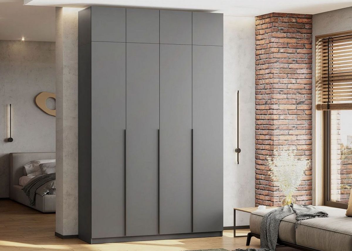 Антресоль 1600 «ШК-5» Графит серый | фото 4