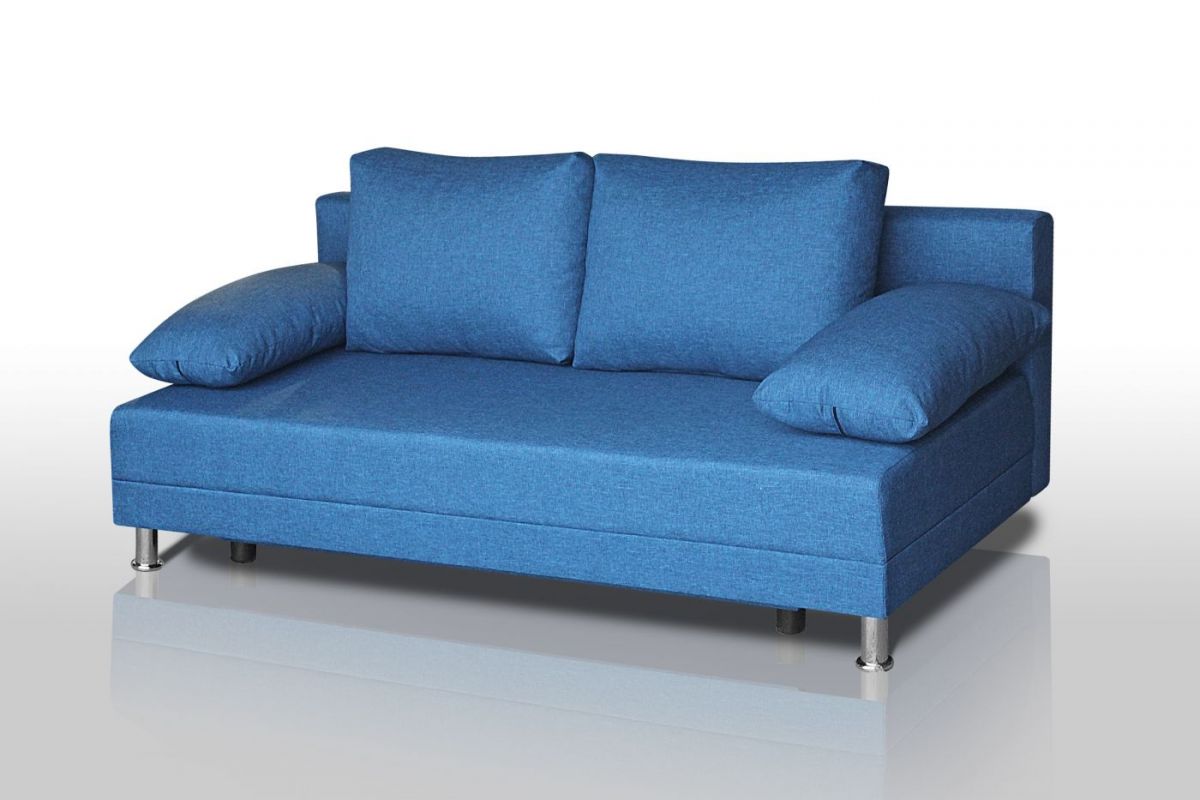 Диван-кровать Комфорт без подлокотников (4 подушки) DENIM | фото 2