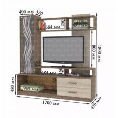 ДАРЬЯ Гостиная (Крафт серый/Крафт белый) | фото 8