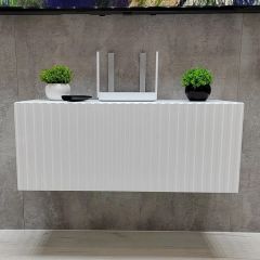 Тумба подвесная под ТВ LINES MTV1-MA 750 Белый матовый (Белый-M 10.1.2) | фото 2