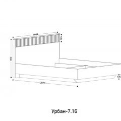 УРБАН - 7.16 Кровать 1600 С ОРТОПЕДОМ | фото 2