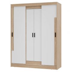 Шкаф-купе Смарт ШКК-06 (дуб сонома/белый) | фото 2