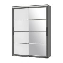 Шкаф-купе Крафт-6 1.6 м ШКК-06 (графит) | фото 3