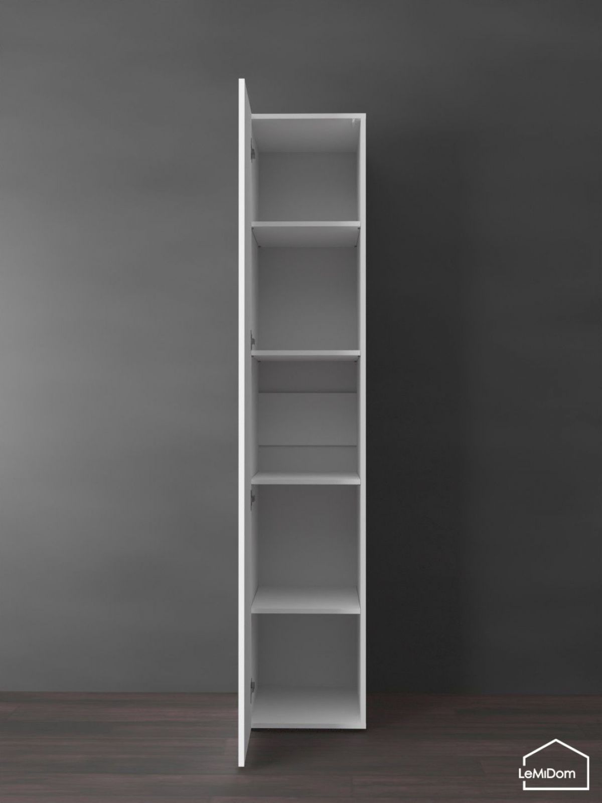 Шкаф Linnea MHR-1PO-2 2050х400х510 (Белый-М 11.1.1) | фото 4