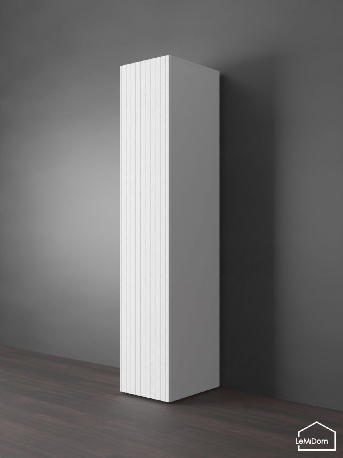 Шкаф Linnea MHR-1PO-2 2050х400х510 (Белый-М 11.1.1) | фото 5