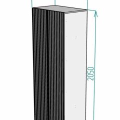 Шкаф Linnea MHR-2-4 2050х800х510 (Белый-М 11.1.2) | фото 2