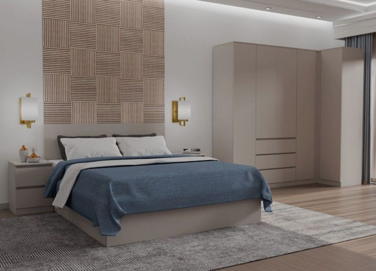 МОРИ МШУ 940 Шкаф угловой (САТИН) | фото 4