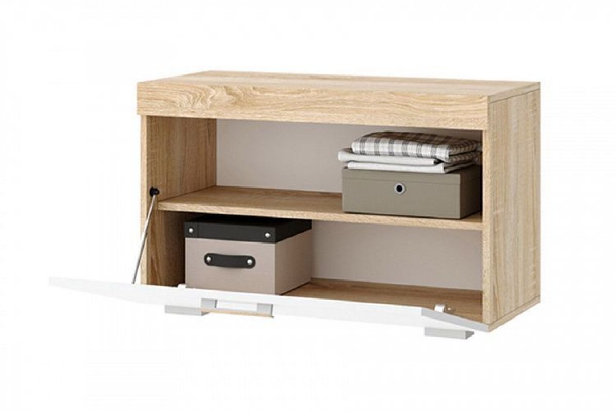 СОНАТА ОС-800 Обувница (дуб сонома/белый глянец) | фото 2