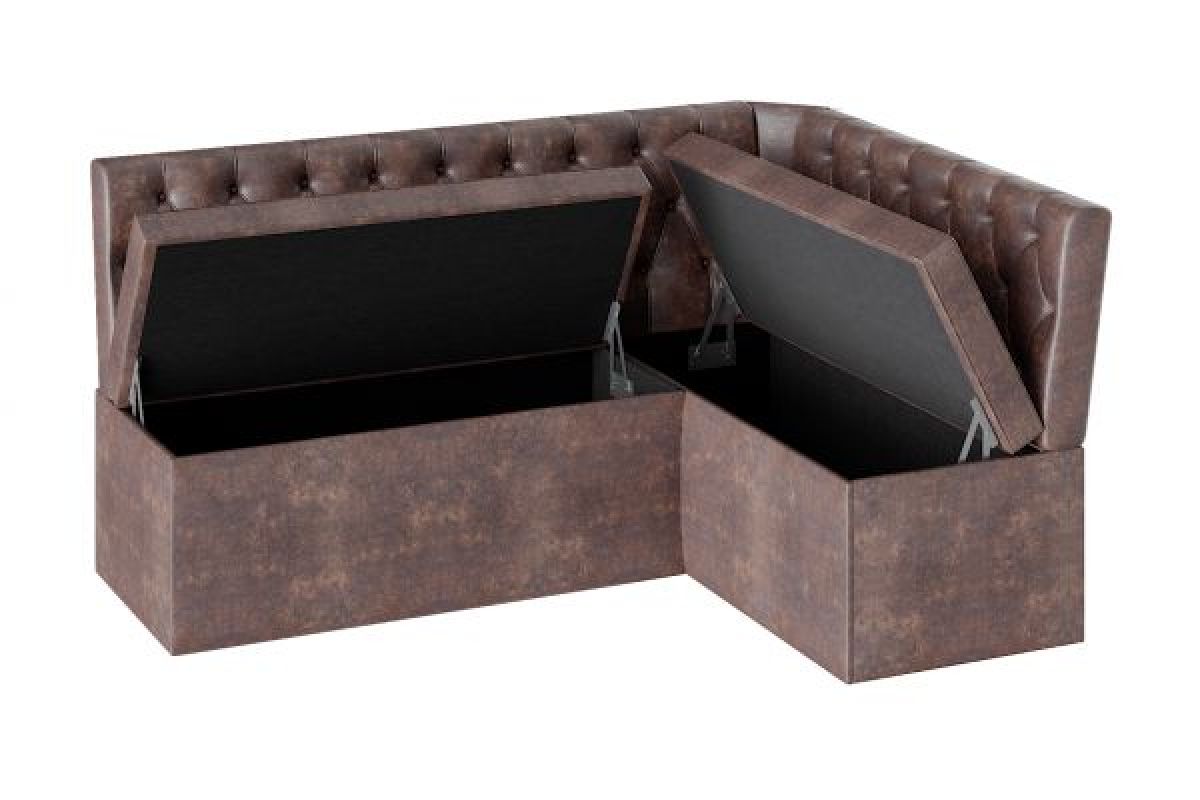 Скамья угловая ВЕНЕЦИЯ Коричневый (ткань) | фото 2