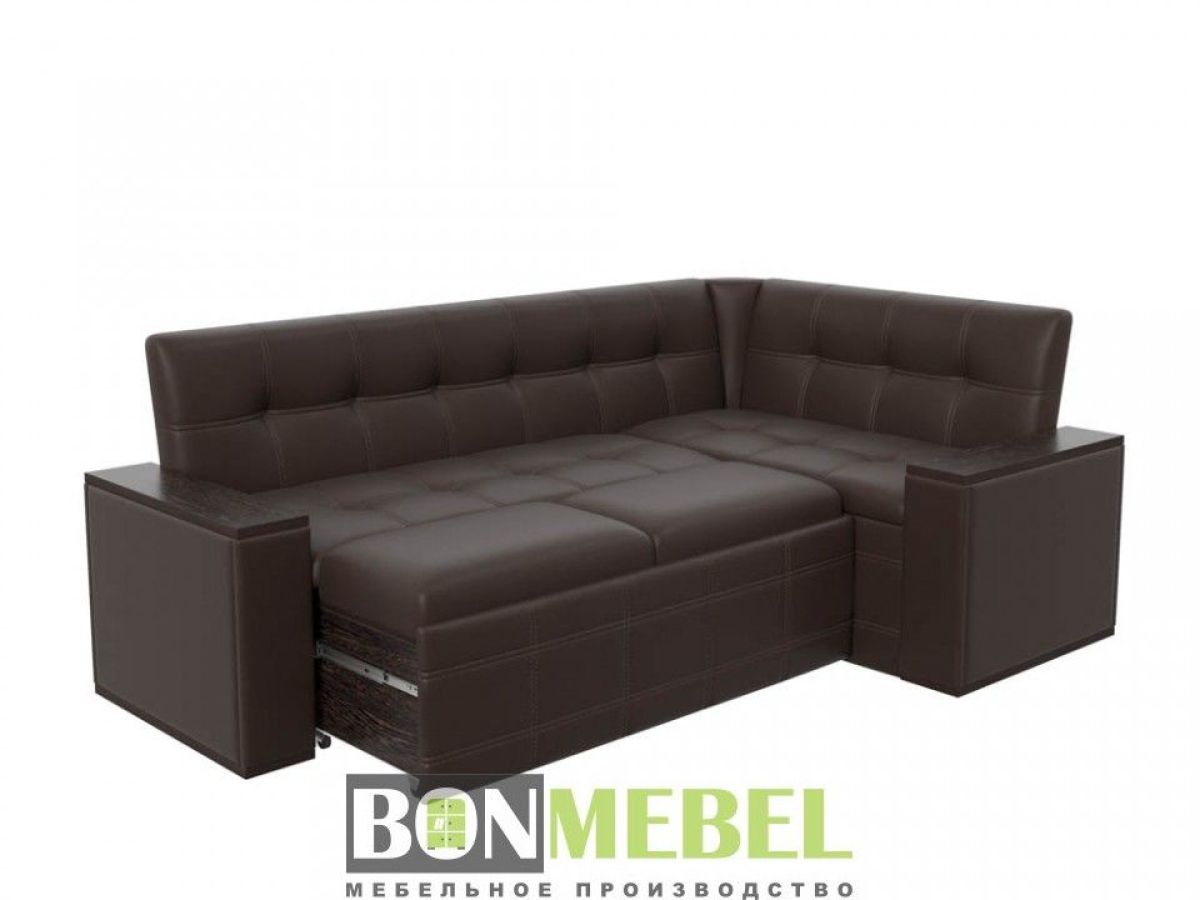 Скамья угловая со спальным местом "Квадро" тип 4 исп. 2 (коричневый) | фото 2