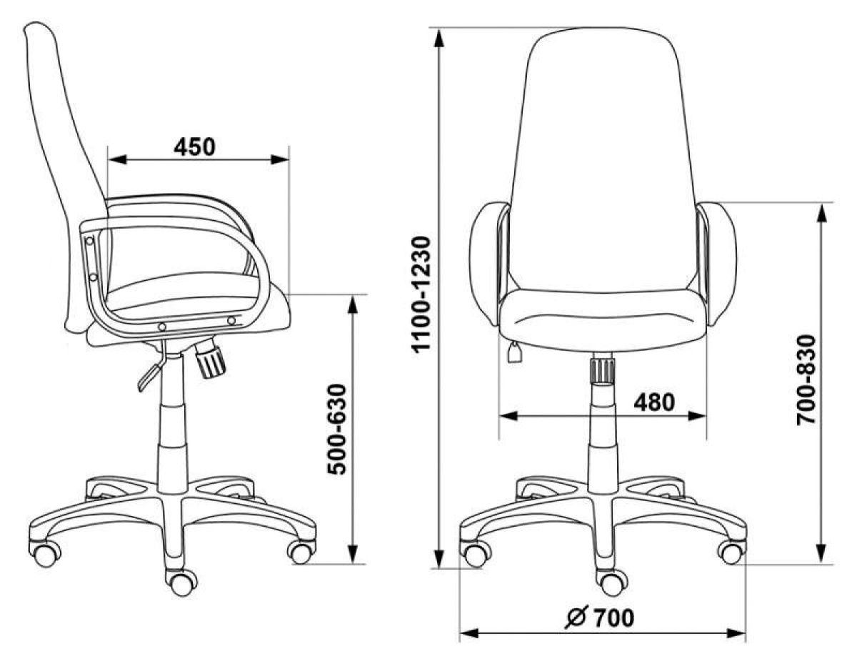 Кресло руководителя Бюрократ CH-808AXSN/#B черный 3C11 | фото 3