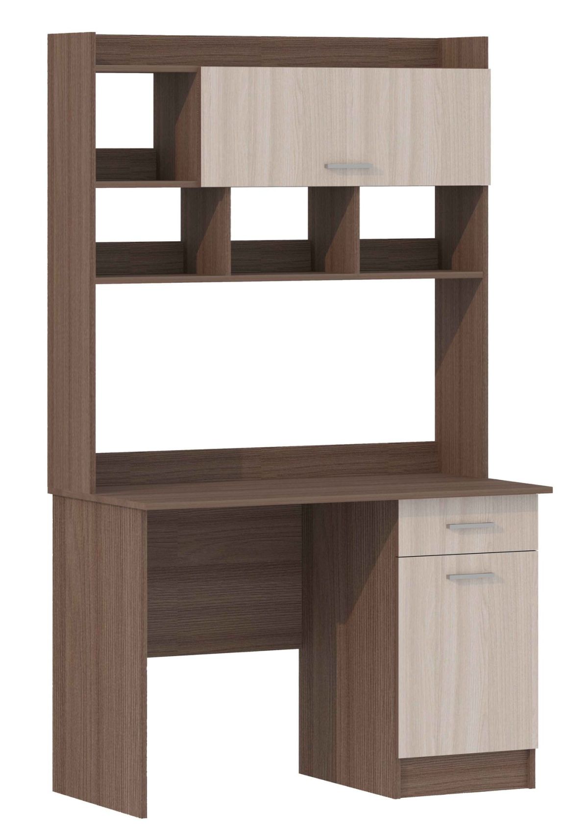 Стол компьютерный ПКС-2 (Шимо тёмный/Шимо светлый) | фото 2