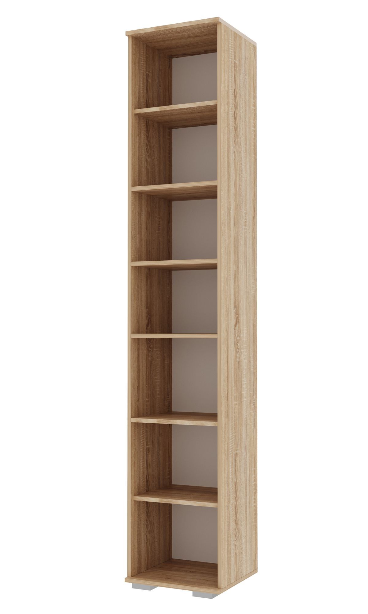 ИТАЛИЯ П-400 Пенал 2 дв. (Дуб сонома/Белый глянец) | фото 2