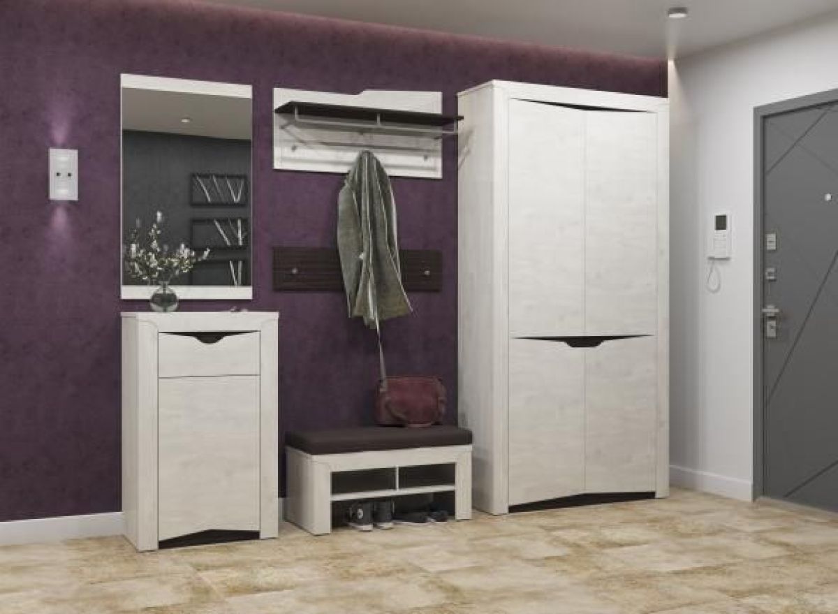 Тумба 33.20 "Лючия" (бетон пайн белый / венге / белый) | фото 3