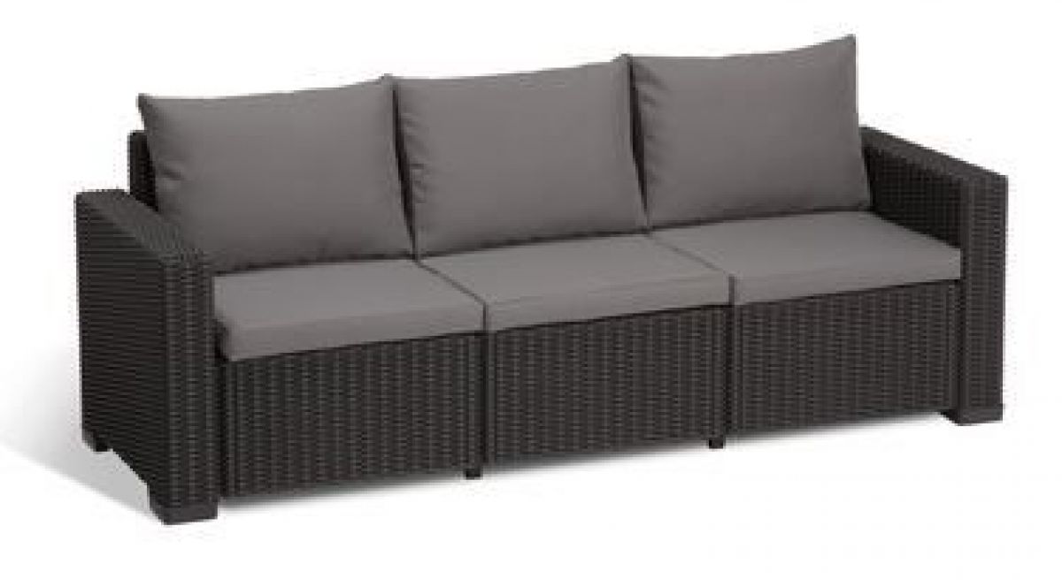 Диван Калифорния 3-х местный (California 3 Sofa), графит | фото 2